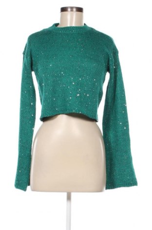 Дамски пуловер Vero Moda, Размер XS, Цвят Зелен, Цена 28,52 лв.