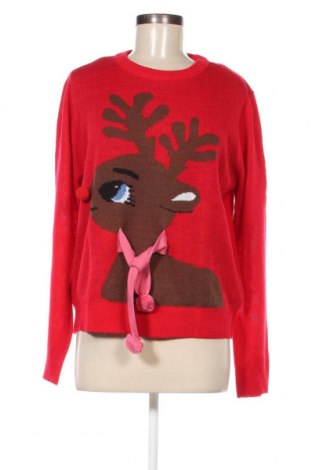 Дамски пуловер Vero Moda, Размер XL, Цвят Червен, Цена 29,76 лв.
