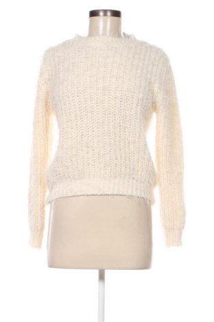 Дамски пуловер Wild Flower, Размер M, Цвят Екрю, Цена 13,34 лв.