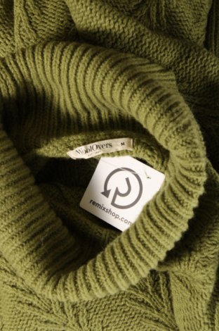 Damenpullover WoolOvers, Größe M, Farbe Grün, Preis € 11,41