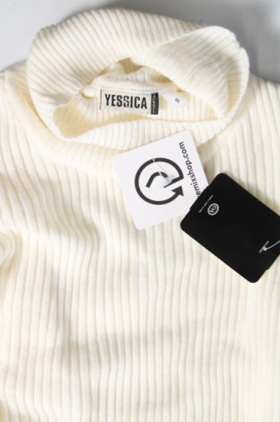 Дамски пуловер Yessica, Размер S, Цвят Бял, Цена 18,40 лв.