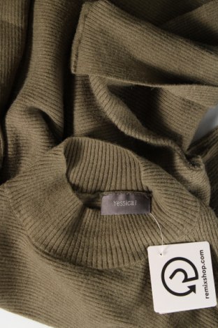 Дамски пуловер Yessica, Размер S, Цвят Зелен, Цена 13,34 лв.