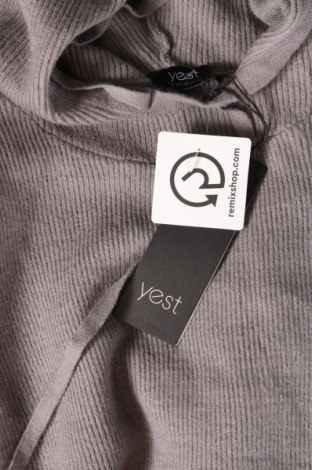 Дамски пуловер Yest, Размер M, Цвят Сив, Цена 42,78 лв.