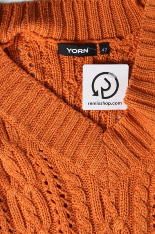 Damenpullover Yorn, Größe L, Farbe Orange, Preis 8,07 €