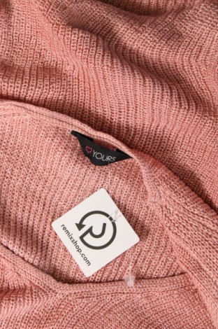 Дамски пуловер Yours, Размер 3XL, Цвят Розов, Цена 15,95 лв.