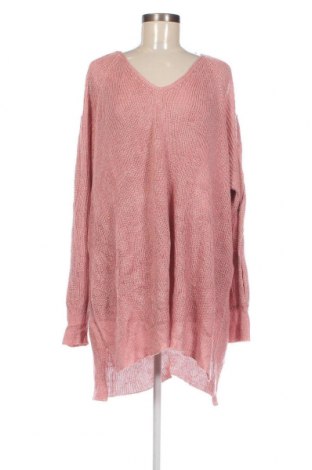 Γυναικείο πουλόβερ Yours, Μέγεθος 3XL, Χρώμα Ρόζ , Τιμή 10,76 €