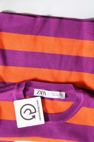 Дамски пуловер Zara, Размер S, Цвят Многоцветен, Цена 10,80 лв.