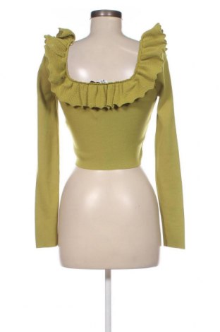 Damenpullover Zara, Größe M, Farbe Grün, Preis 6,21 €