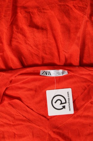 Damenpullover Zara, Größe S, Farbe Orange, Preis 7,52 €