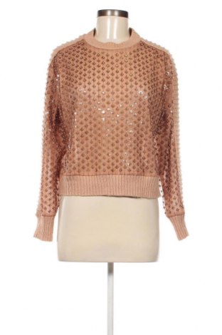 Дамски пуловер Zara, Размер S, Цвят Бежов, Цена 39,51 лв.