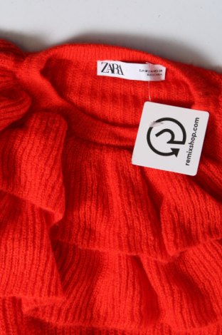 Damenpullover Zara, Größe M, Farbe Rot, Preis 7,52 €