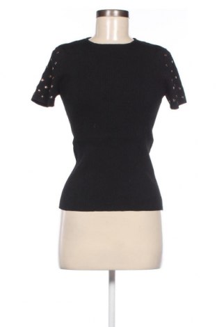 Дамски пуловер Zara, Размер L, Цвят Черен, Цена 9,45 лв.