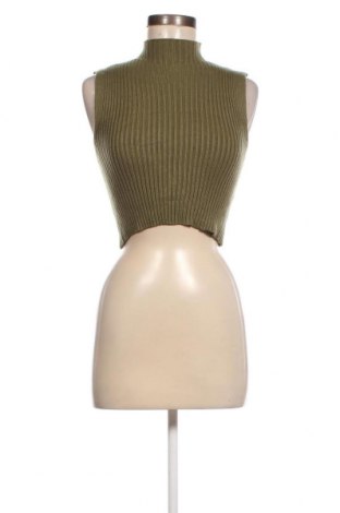 Дамски пуловер Zara, Размер S, Цвят Зелен, Цена 27,00 лв.