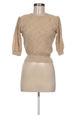 Дамски пуловер Zara, Размер S, Цвят Златист, Цена 22,07 лв.