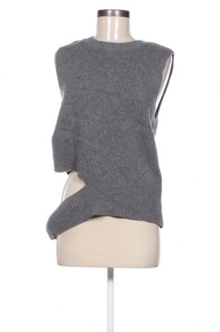Дамски пуловер Zara, Размер L, Цвят Сив, Цена 14,85 лв.