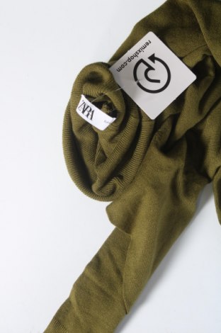 Damenpullover Zara, Größe M, Farbe Grün, Preis 7,52 €