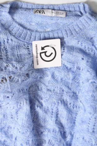 Damenpullover Zara, Größe M, Farbe Blau, Preis 7,52 €