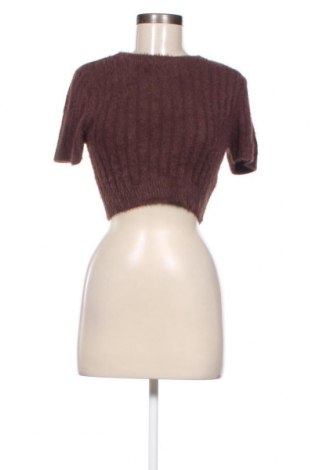 Дамски пуловер Zara, Размер S, Цвят Кафяв, Цена 11,61 лв.