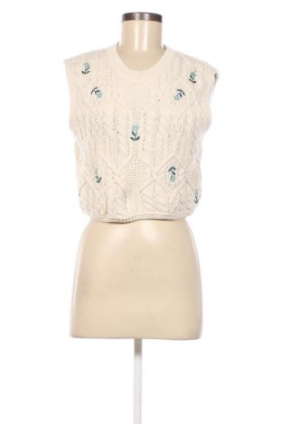 Дамски пуловер Zara, Размер M, Цвят Бял, Цена 12,15 лв.