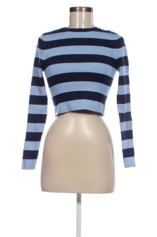 Дамски пуловер Zara, Размер L, Цвят Син, Цена 14,85 лв.