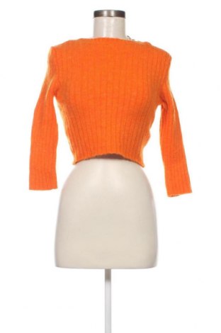 Дамски пуловер Zara, Размер S, Цвят Оранжев, Цена 10,80 лв.