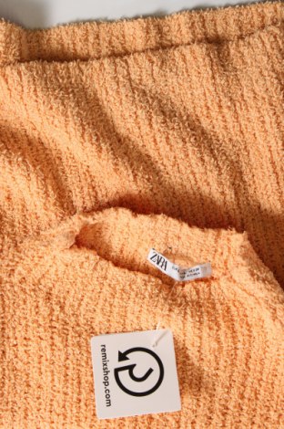 Дамски пуловер Zara, Размер L, Цвят Оранжев, Цена 10,80 лв.