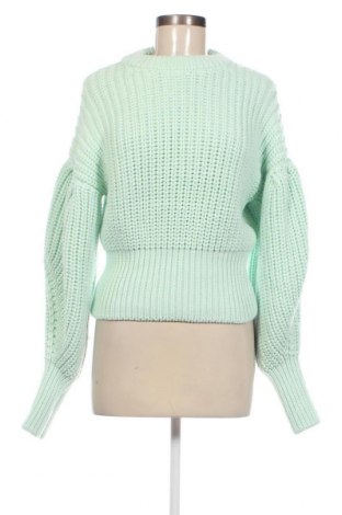 Дамски пуловер Zara, Размер S, Цвят Зелен, Цена 11,61 лв.