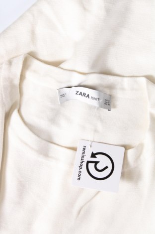 Дамски пуловер Zara Knitwear, Размер S, Цвят Екрю, Цена 11,61 лв.