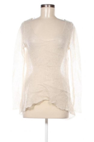 Pulover de femei Zara Knitwear, Mărime M, Culoare Bej, Preț 23,09 Lei