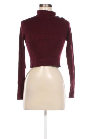 Дамски пуловер Zara Knitwear, Размер M, Цвят Червен, Цена 11,61 лв.
