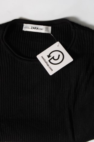 Pulover de femei Zara Knitwear, Mărime S, Culoare Negru, Preț 35,53 Lei