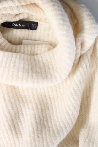 Γυναικείο πουλόβερ Zara Knitwear, Μέγεθος M, Χρώμα Εκρού, Τιμή 6,68 €