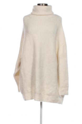 Дамски пуловер Zara Knitwear, Размер M, Цвят Екрю, Цена 14,85 лв.