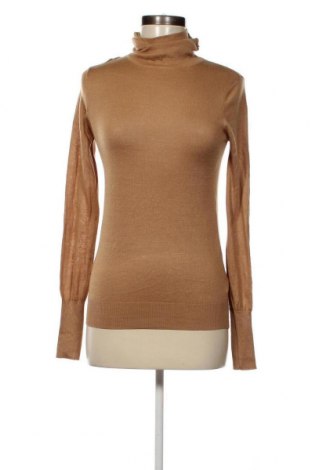 Дамски пуловер Zara Knitwear, Размер M, Цвят Кафяв, Цена 27,00 лв.