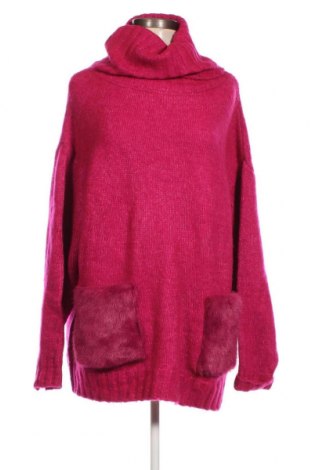 Дамски пуловер Zara Knitwear, Размер M, Цвят Розов, Цена 14,85 лв.