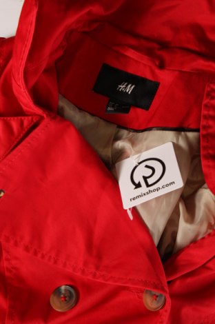Дамски шлифер H&M, Размер M, Цвят Червен, Цена 33,75 лв.