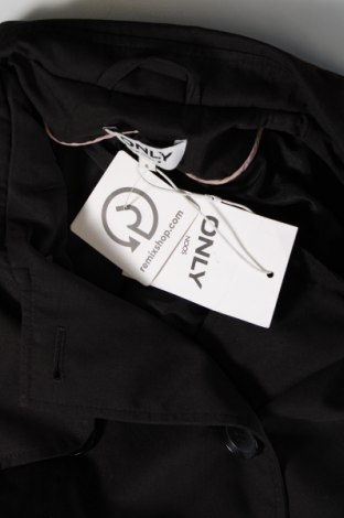 Damen Trench Coat ONLY, Größe S, Farbe Schwarz, Preis € 9,46