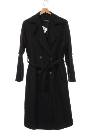 Damen Trenchcoat Stradivarius, Größe XS, Farbe Schwarz, Preis 26,85 €