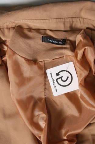 Dámsky prechodný kabát  Trendyol, Veľkosť S, Farba Béžová, Cena  18,30 €
