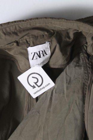 Damen Trench Coat Zara, Größe M, Farbe Grün, Preis € 15,31