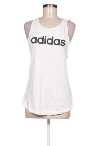 Γυναίκειο αθλητικό τοπ Adidas, Μέγεθος M, Χρώμα Λευκό, Τιμή 9,91 €