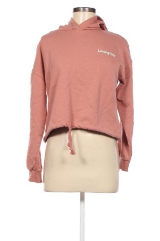 Damen Sweatshirt Gina Tricot, Größe XS, Farbe Aschrosa, Preis 7,66 €