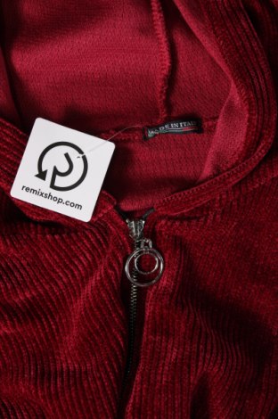 Γυναικείο φούτερ Made In Italy, Μέγεθος L, Χρώμα Κόκκινο, Τιμή 4,66 €