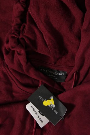 Damen Sweatshirt No Boundaries, Größe L, Farbe Rot, Preis € 12,80