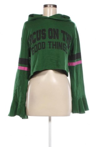Női sweatshirt Zara Trafaluc, Méret M, Szín Zöld, Ár 2 080 Ft