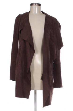 Δερμάτινο γυναικείο παλτό Second Female, Μέγεθος M, Χρώμα Καφέ, Τιμή 61,55 €