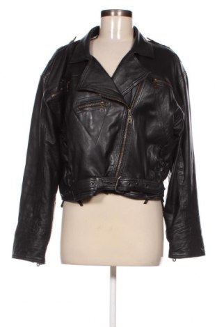 Damen Lederjacke, Größe XL, Farbe Schwarz, Preis 39,41 €