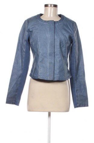 Damen Lederjacke, Größe S, Farbe Blau, Preis € 11,25