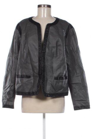 Damen Lederjacke, Größe L, Farbe Grau, Preis 20,46 €