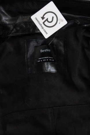 Dámská kožená bunda  Bershka, Velikost M, Barva Černá, Cena  469,00 Kč